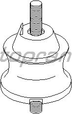 Подушка КПП TOPRAN 500 011