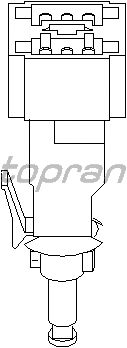 Выключатель фонаря сигнала торможения TOPRAN 401 499