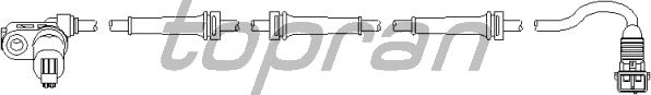 Датчик вращения колеса TOPRAN 721 608