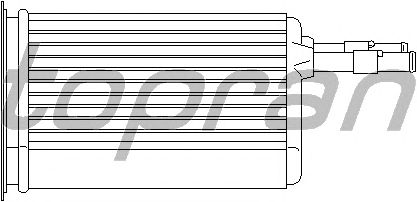 Радиатор отопителя TOPRAN 721 423