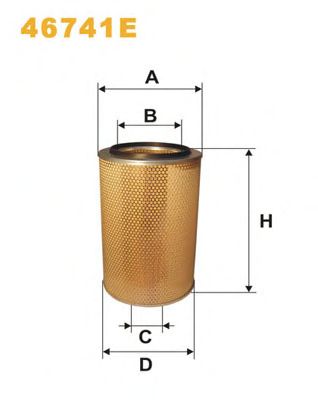 Воздушный фильтр WIX FILTERS 46741E