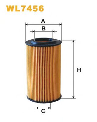 Масляный фильтр WIX FILTERS WL7456