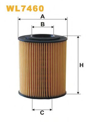 Масляный фильтр WIX FILTERS WL7460