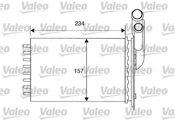 Радиатор отопителя VALEO 812157