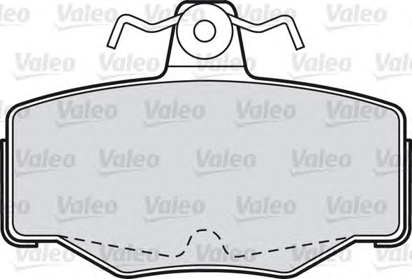 Гальмівні колодки VALEO 598057