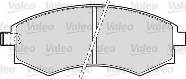 Тормозные колодки VALEO 598574