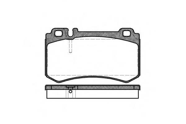 Тормозные колодки WOKING P8933.00