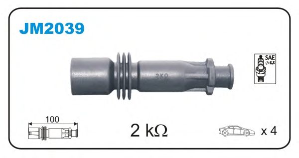 Вилка, катушка зажигания JANMOR JM2039