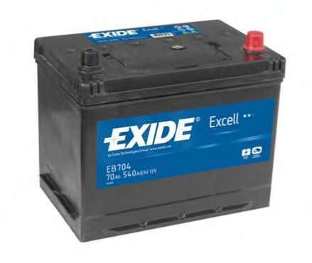 Стартерная аккумуляторная батарея EXIDE EB704