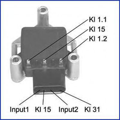 Коммутатор зажигания HUCO 138420