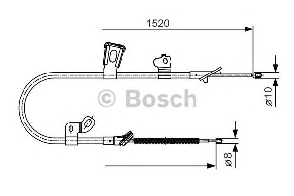 Трос ручника BOSCH 1 987 477 918