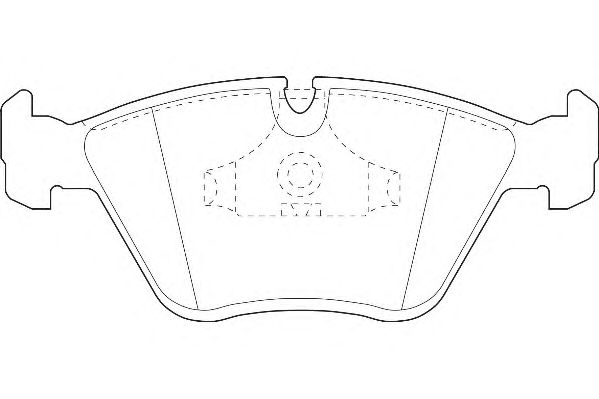 Тормозные колодки WAGNER WBP20968A