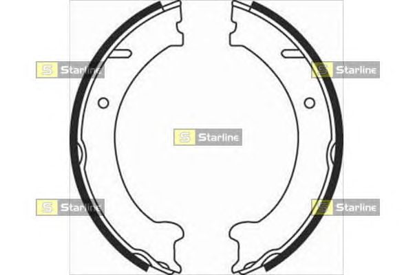 Тормозные колодки ручника STARLINE BC 08250