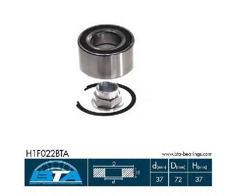 Ступичный подшипник BTA H1F022BTA