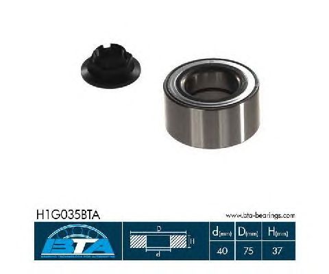 Підшипник маточини BTA H1G035BTA