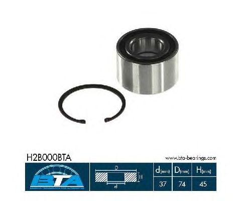 Підшипник маточини BTA H2B000BTA