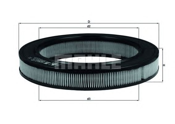 Воздушный фильтр KNECHT LX 181