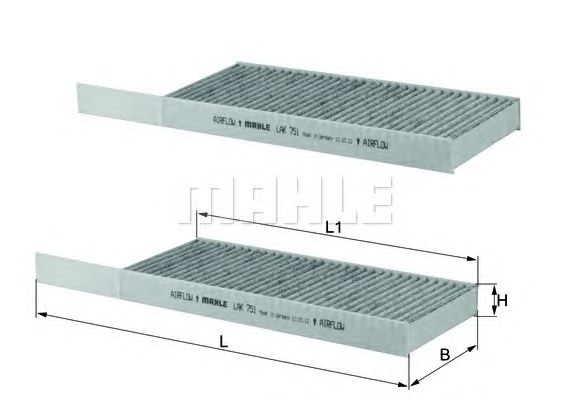 Фильтр салона KNECHT LAK 751/S