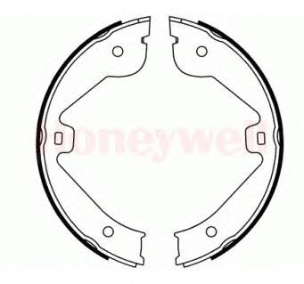 Тормозные колодки ручника JURID 362440J