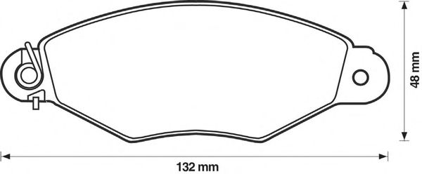 Тормозные колодки JURID 571931J