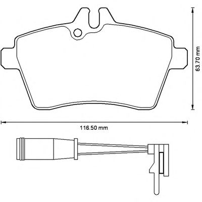 Тормозные колодки JURID 573226JC