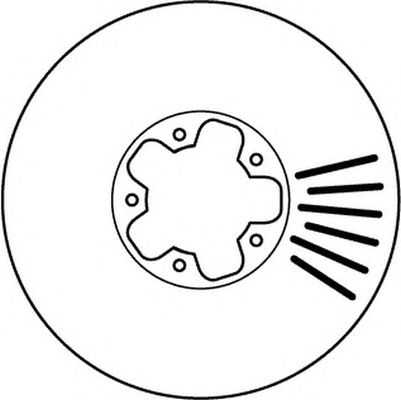 Тормозной диск BENDIX 562140B