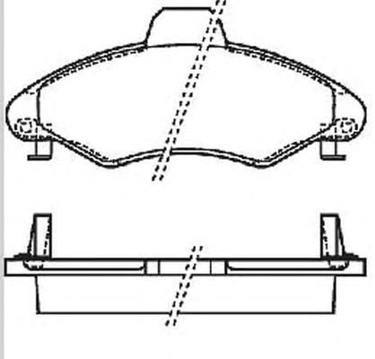 Тормозные колодки BENDIX 571964X