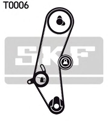 Комплект ремня ГРМ SKF VKMA 02021
