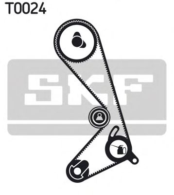 Комплект ремня ГРМ SKF VKMA 06204