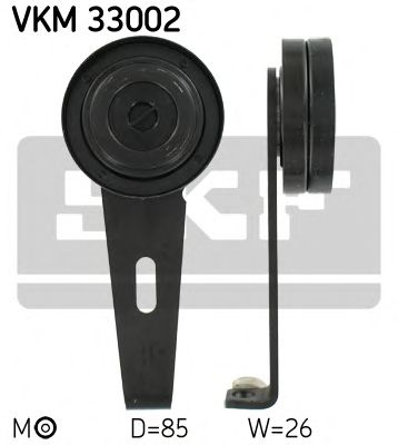 Натяжной ролик поликлинового ремня SKF VKM 33002