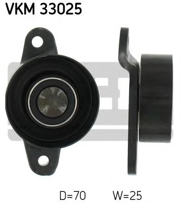 Направляющий / паразитный ролик  поликлинового ремня SKF VKM 33025