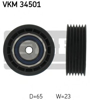 Направляющий / паразитный ролик поликлинового ремня SKF VKM 34501