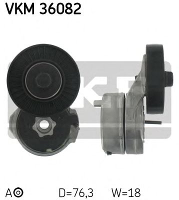 Натяжной ролик поликлинового ремня SKF VKM 36082