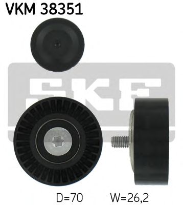 Направляющий / паразитный ролик поликлинового ремня SKF VKM 38351