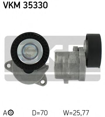 Натяжной ролик поликлинового ремня SKF VKM 35330