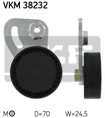 Натяжной ролик поликлинового ремня SKF VKM 38232