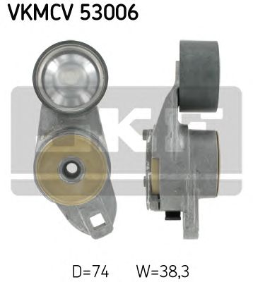Натяжной ролик поликлинового ремня SKF VKMCV 53006