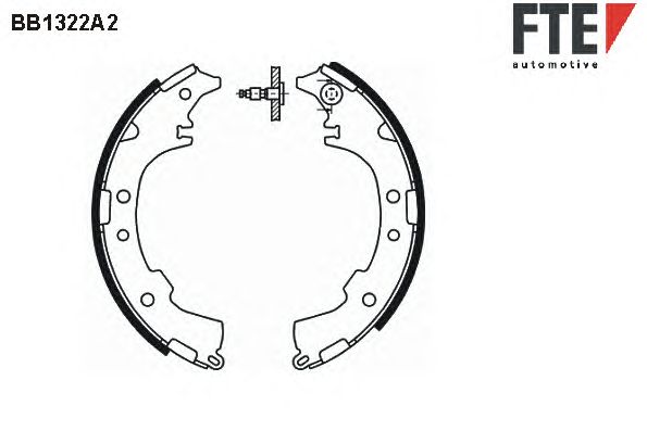 Тормозные колодки FTE BB1322A2