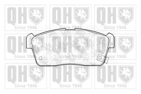 Тормозные колодки QUINTON HAZELL BP1207