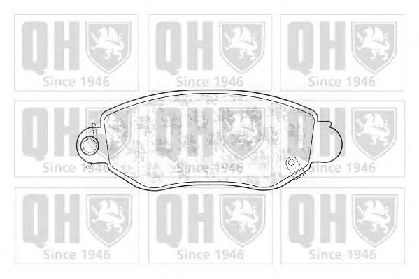 Тормозные колодки QUINTON HAZELL BP1244