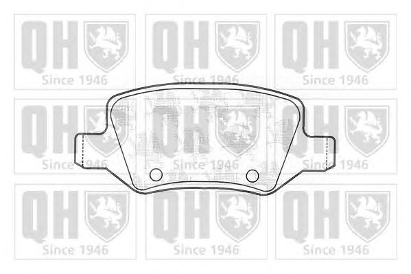 Тормозные колодки QUINTON HAZELL BP1249