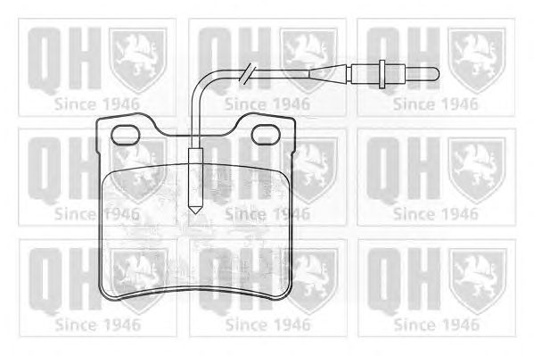 Тормозные колодки QUINTON HAZELL BP929