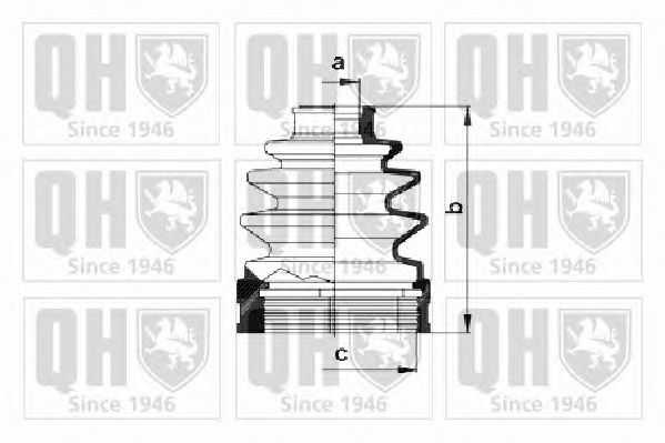 Комплект пыльника ШРУСа QUINTON HAZELL QJB1011