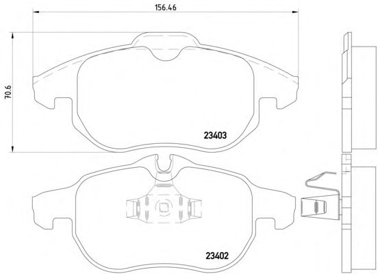Тормозные колодки MINTEX MDB2262
