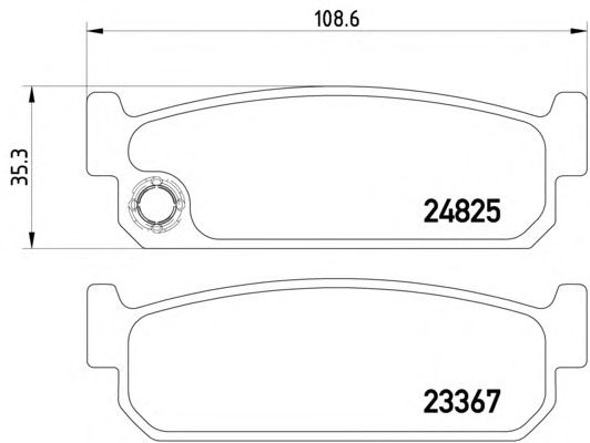 Тормозные колодки MINTEX MDB2175