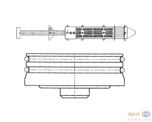 Осушитель кондиционера HELLA 8FT 351 197-381