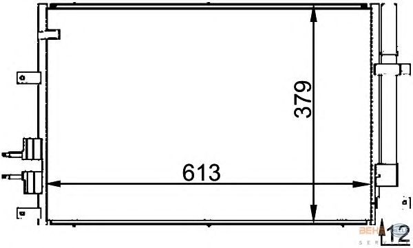 Радиатор кондиционера HELLA 8FC 351 318-391
