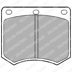 Тормозные колодки DELPHI LP154