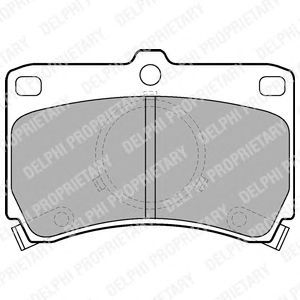 Тормозные колодки DELPHI LP531