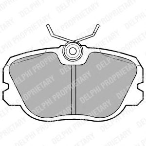 Тормозные колодки DELPHI LP731
